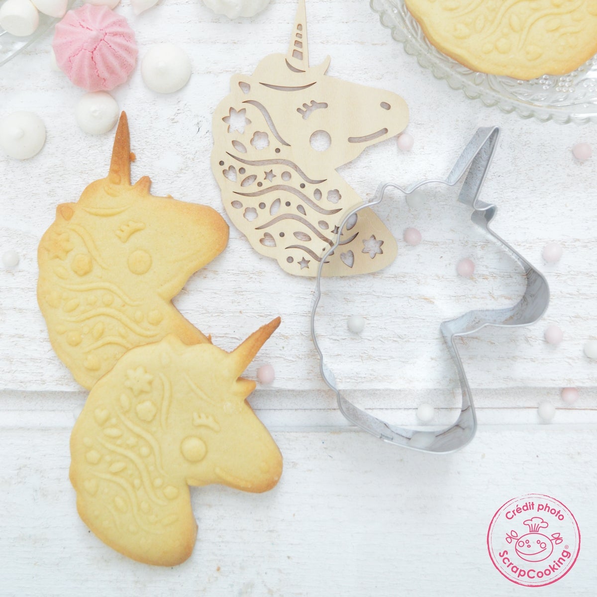 ScrapCooking Cookie Cutter & Embosser Unicorn