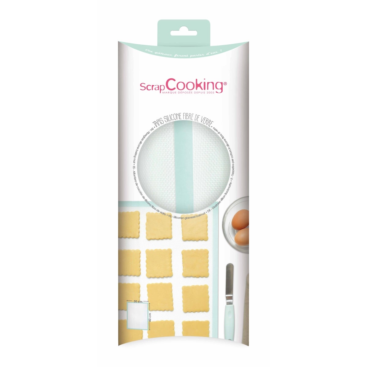 ScrapCooking Silicone Baking Mat 30 x 40 cm