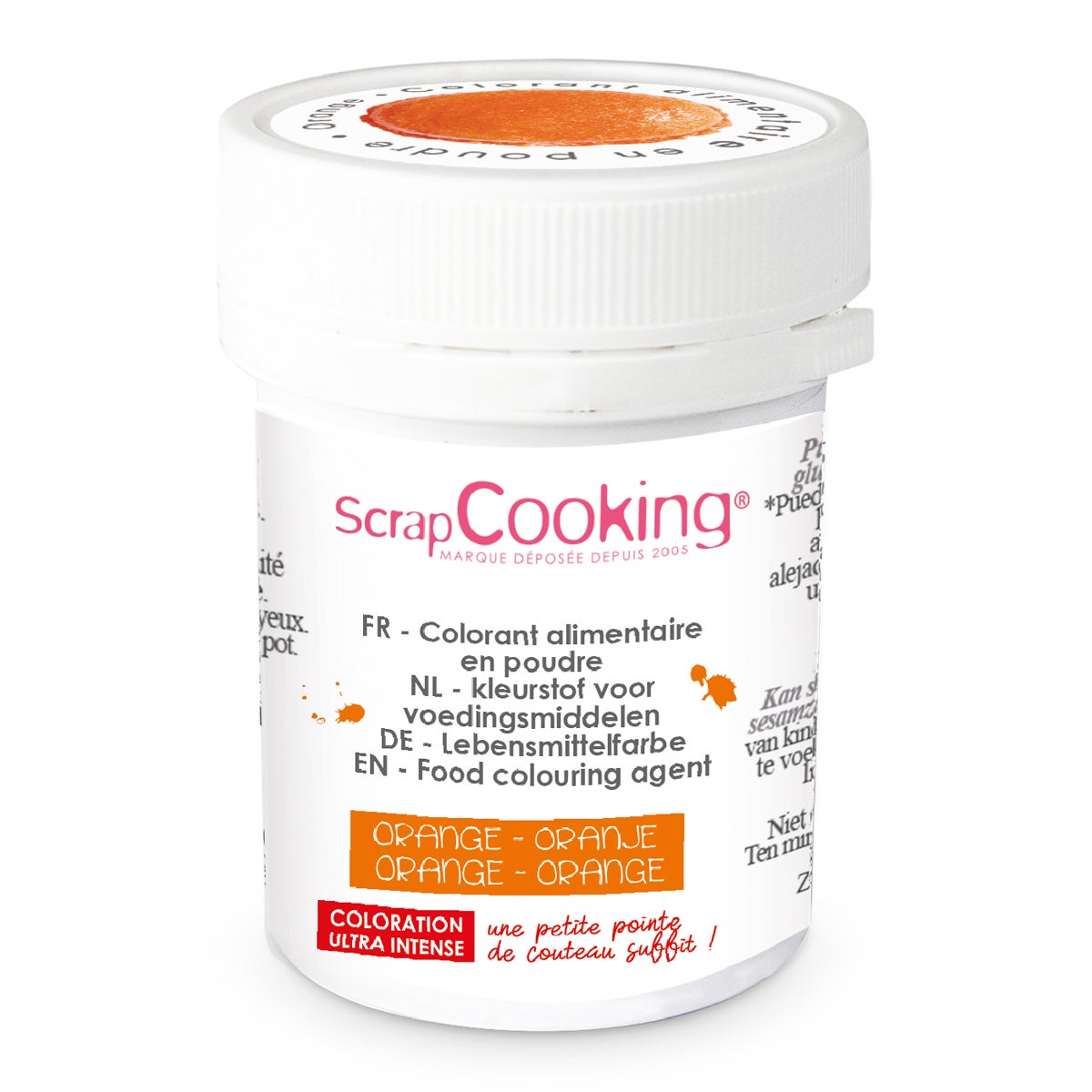 ScrapCooking Artificial Powder Food Colour 5g Orange