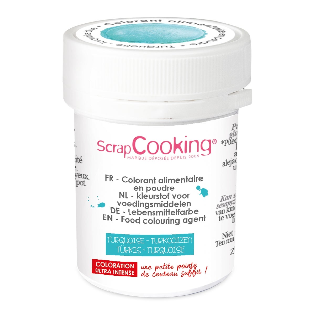 ScrapCooking Artificial Powder Food Colour 5g Turquoise