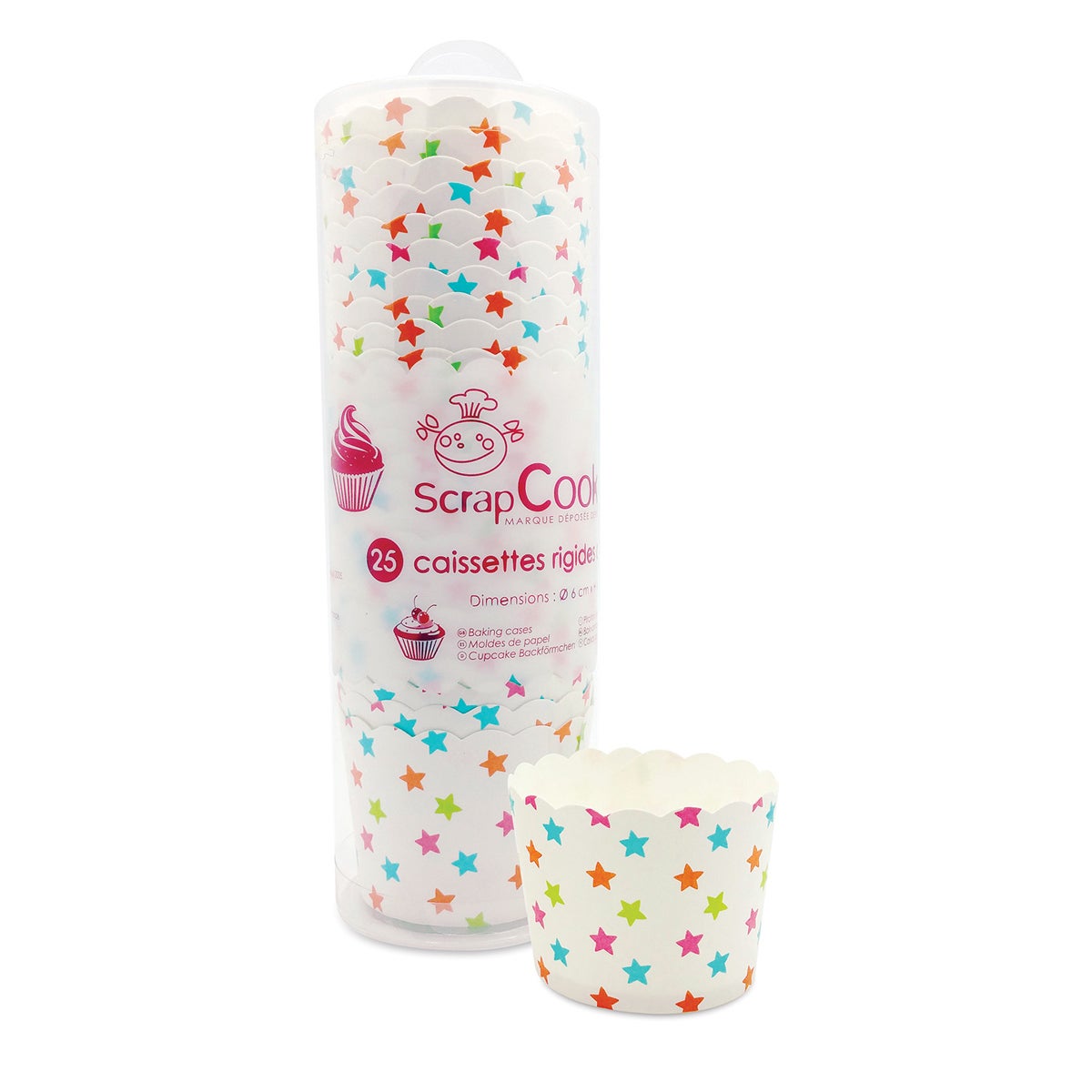 ScrapCooking Cupcake Cases Stars pk/25