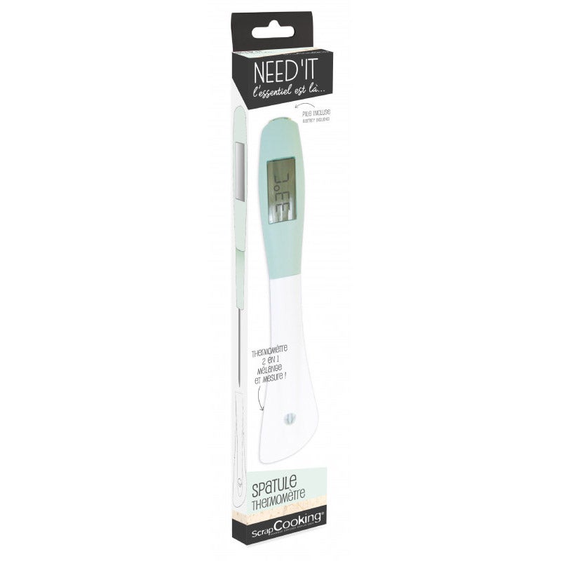 Scrapcooking Spatel met Thermometer