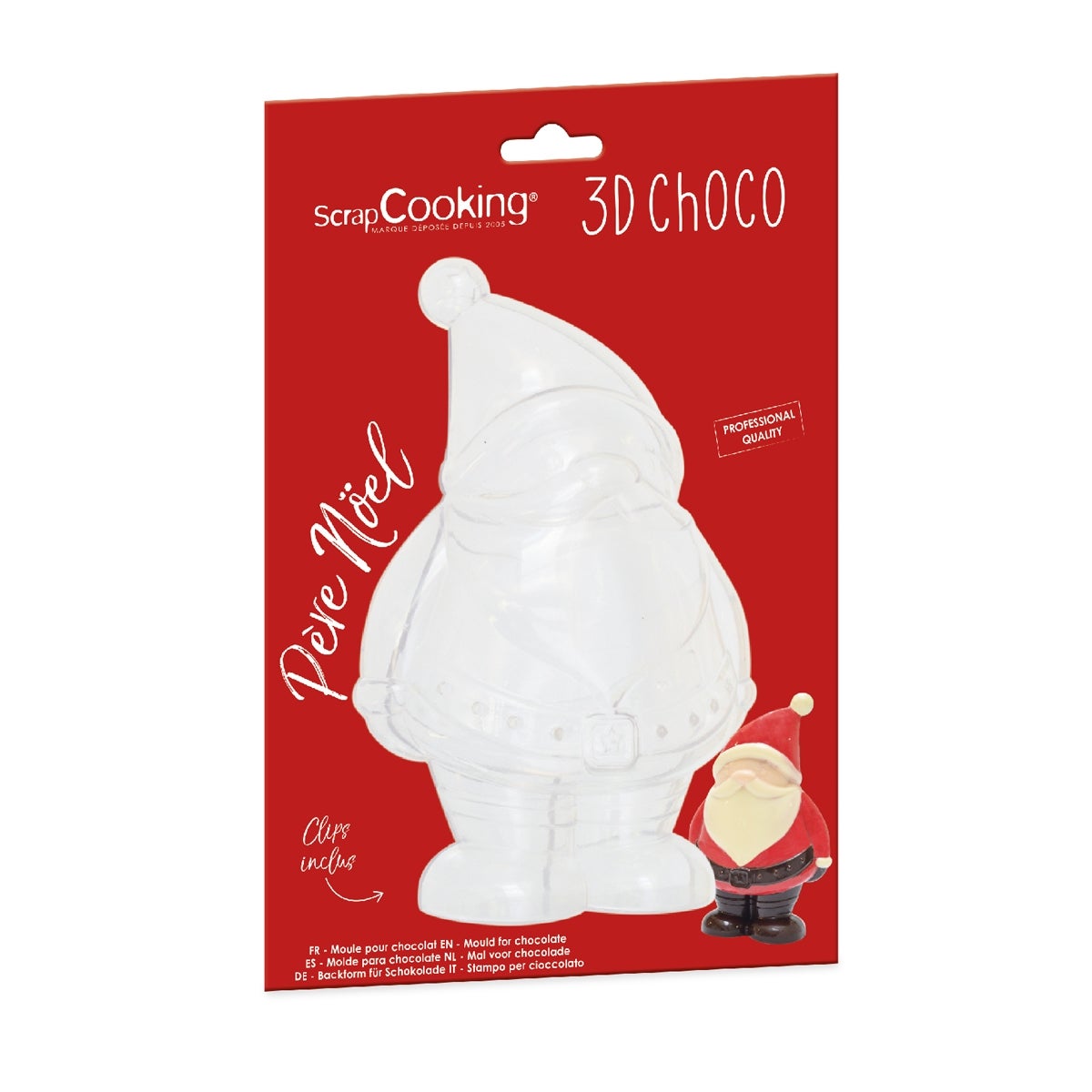 Scrapcooking 3D chocolate mould Father Christmas