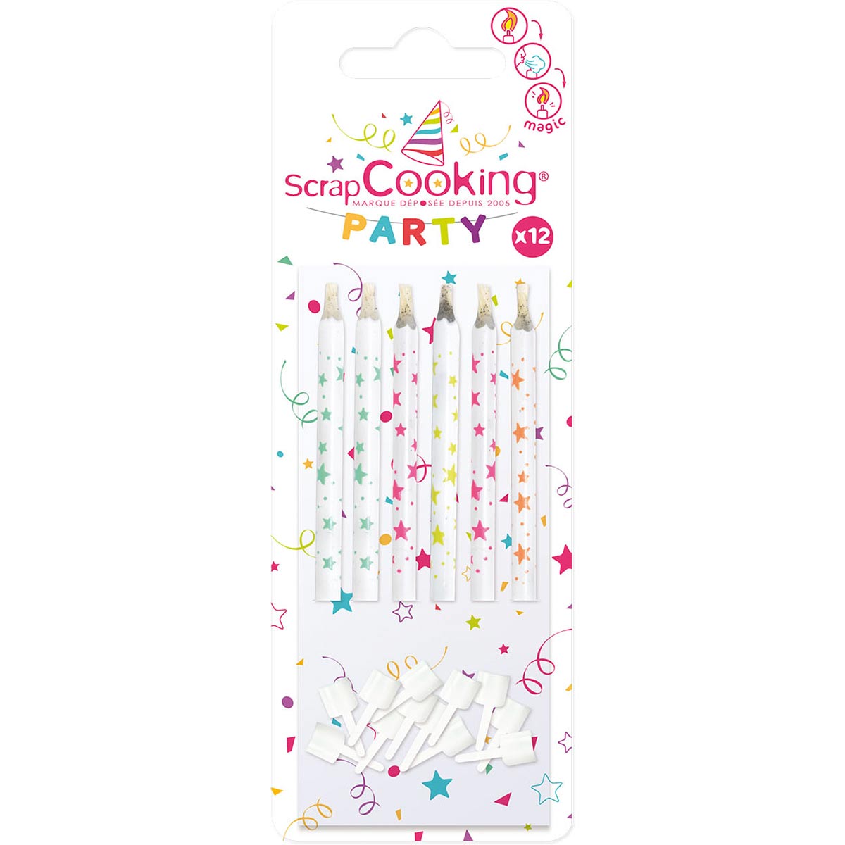 Scrapcooking Magical Candles pk/12