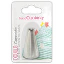 Scrapcooking Stainless Steel Fluted Piping Tip
