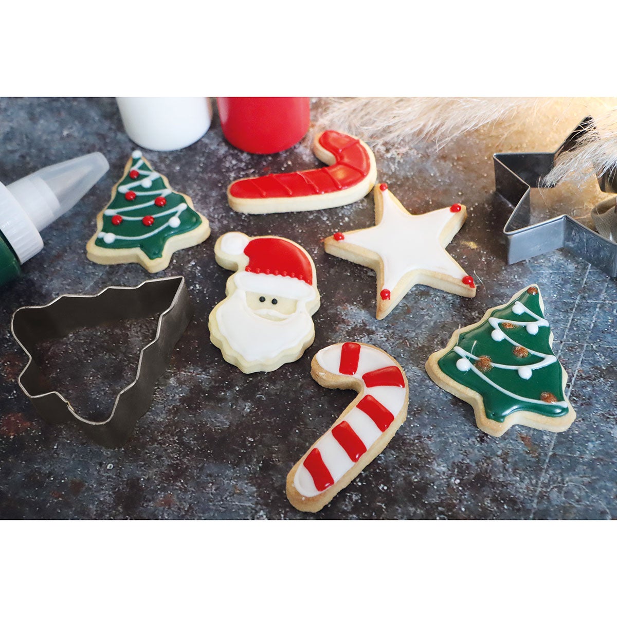 ScrapCooking Christmas cookie cutters pk/4