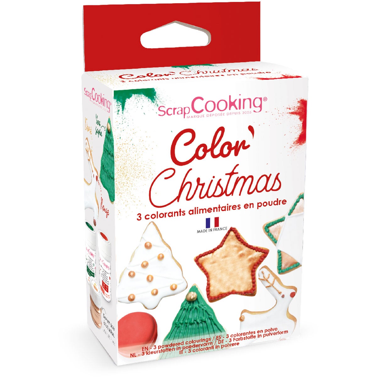ScrapCooking Christmas Powder Food Colours 3x5g