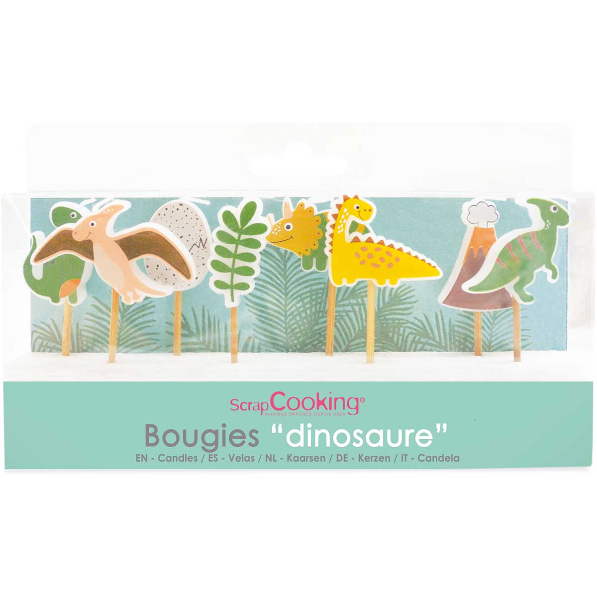 ScrapCooking Candles Dino Set/8