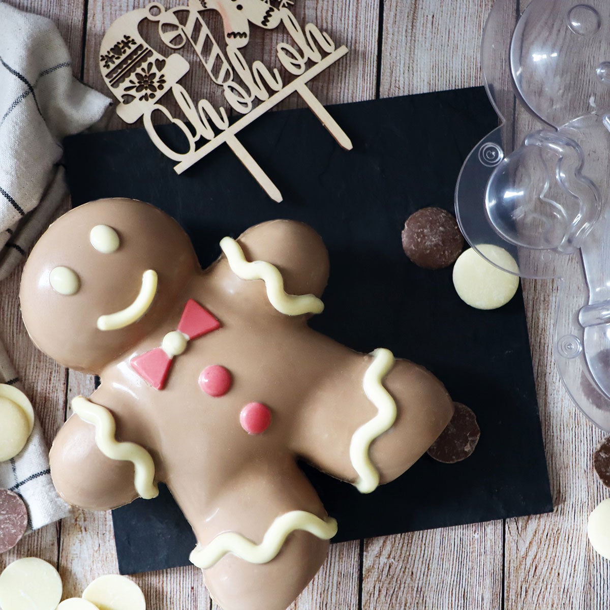 ScrapCooking Gingerbread man 3D choco mold