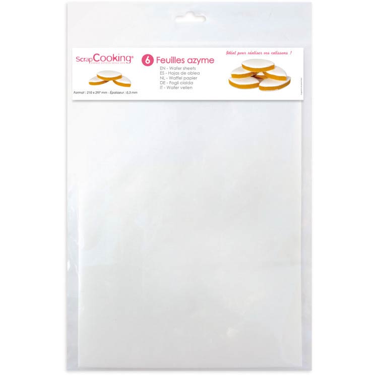 Scrap Cooking Wafer sheets pk/6