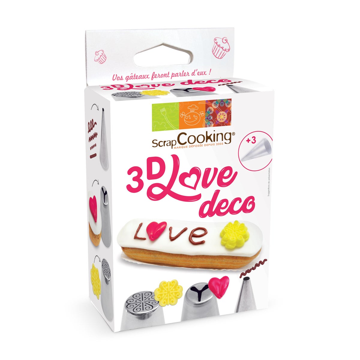 Scrapcooking 3D Love Decorating Set/6
