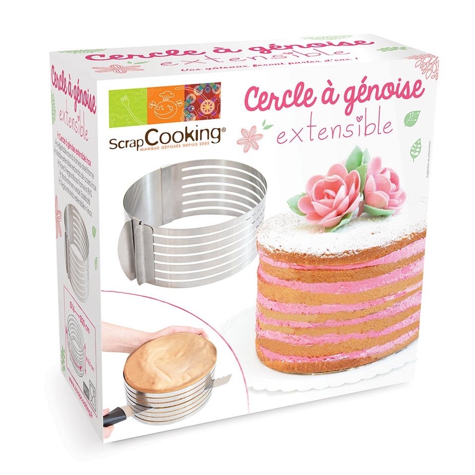 Scrapcooking Adjustable Cake Slicer S/S Ø16-20cm
