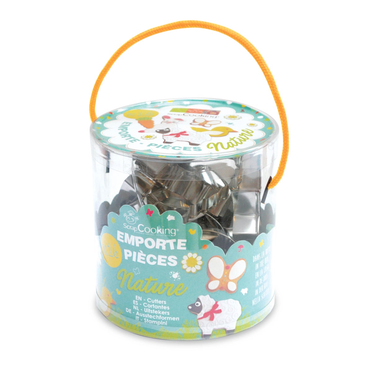 Scrapcooking Koekjesuitstekers Natuur Set/16