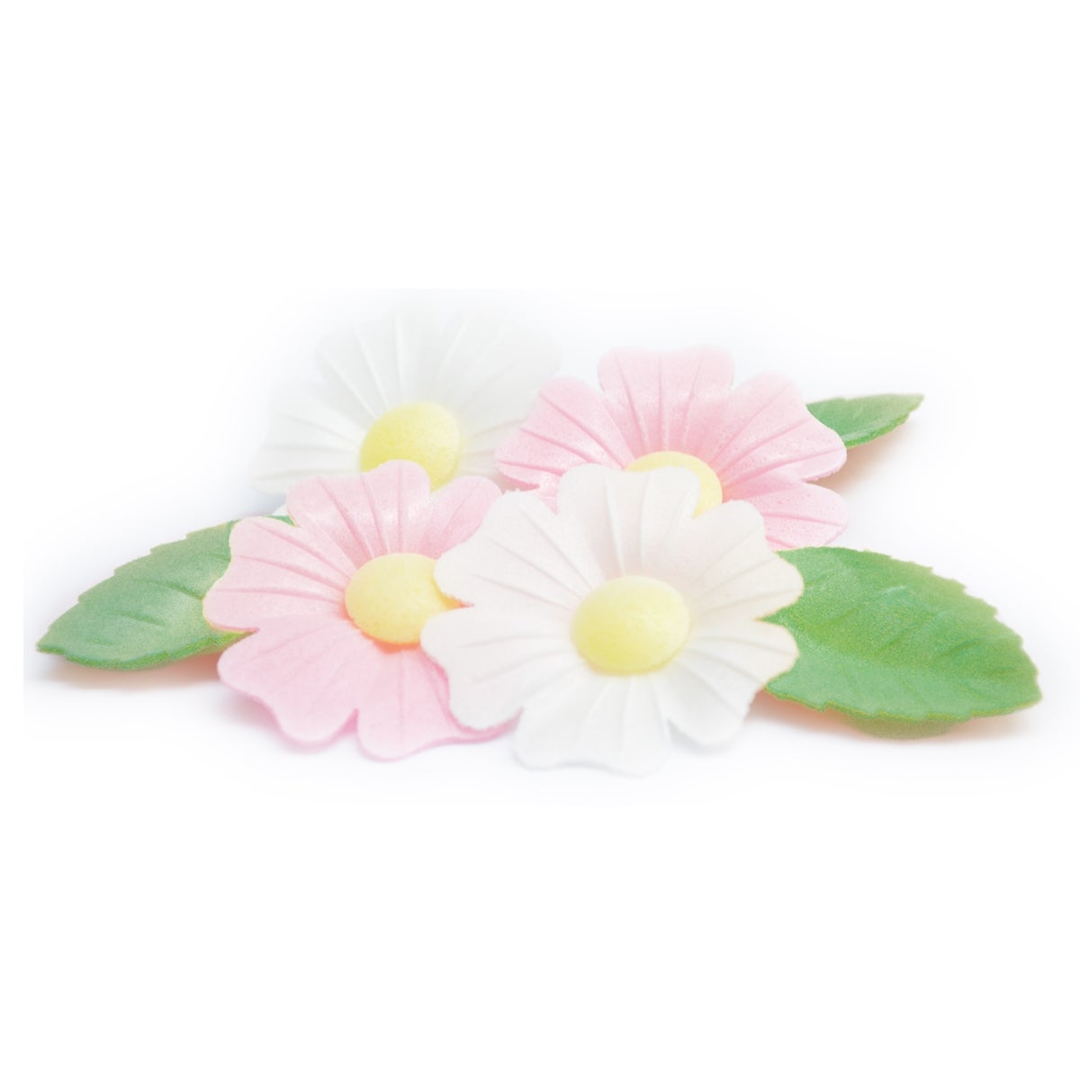Scrapcooking Wafer Decoration Wild Rose & Leaf Set/12