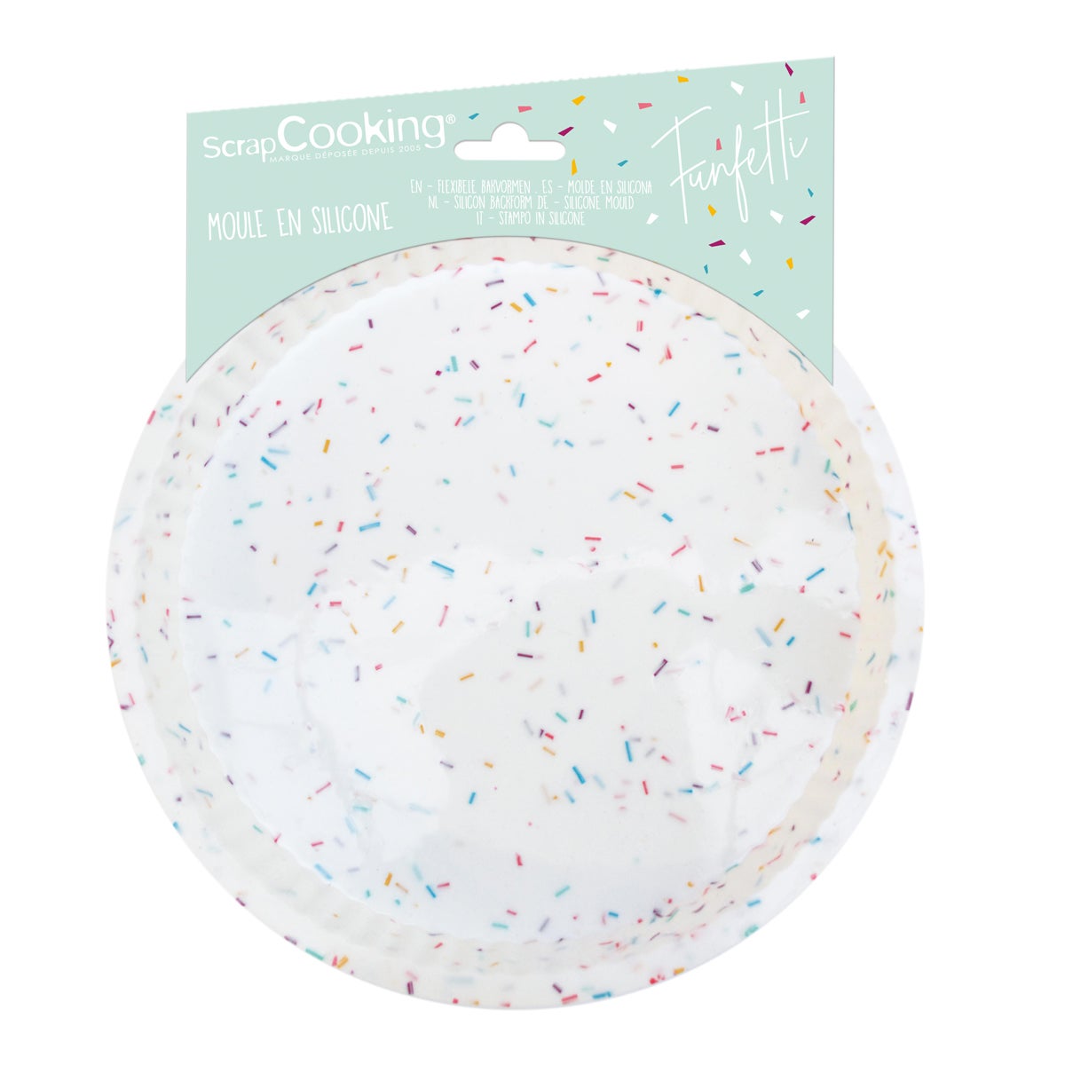 Scrapcooking Silicone Mould FunFetti Pie Ø22cm