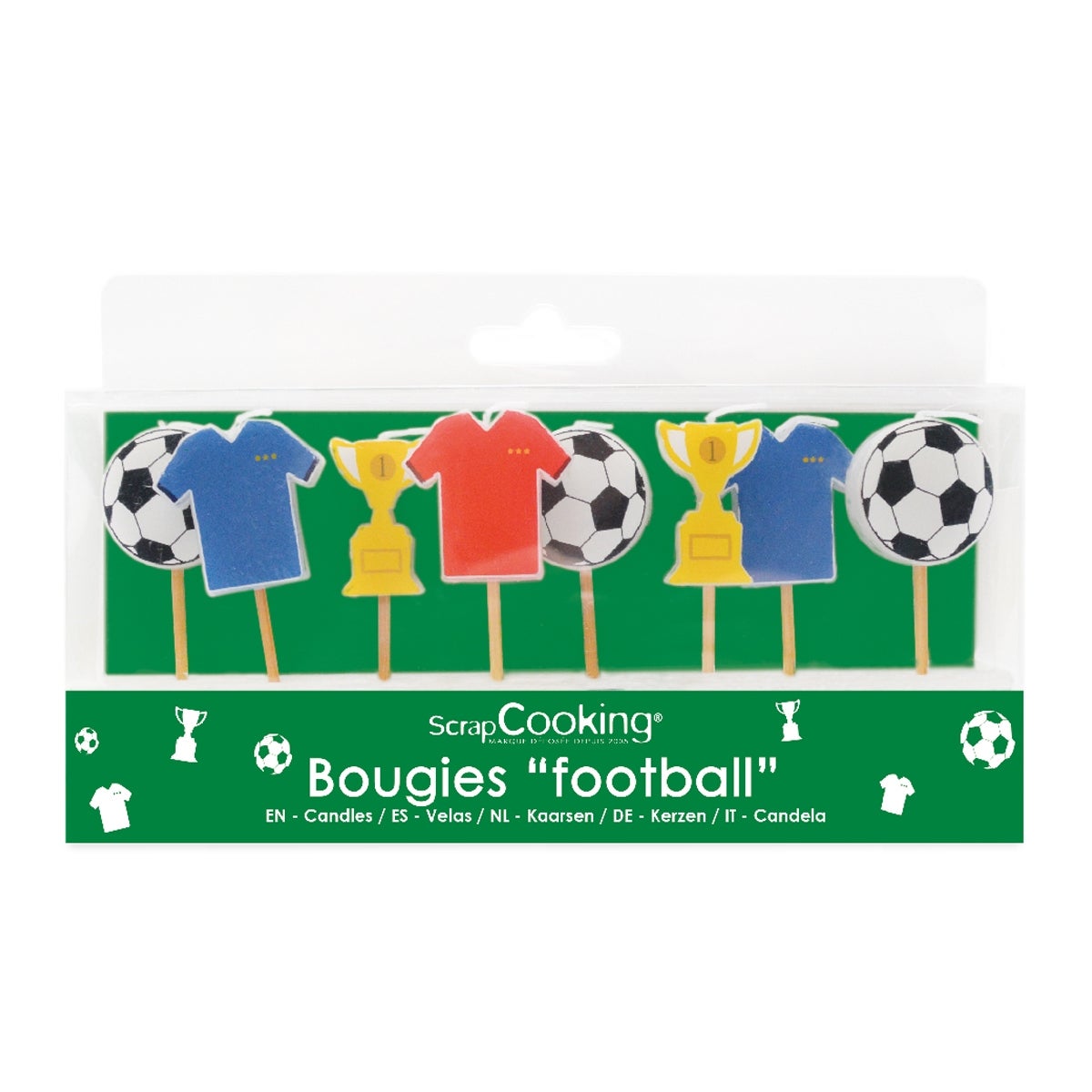 ScrapCooking Candles Football Set/ 8