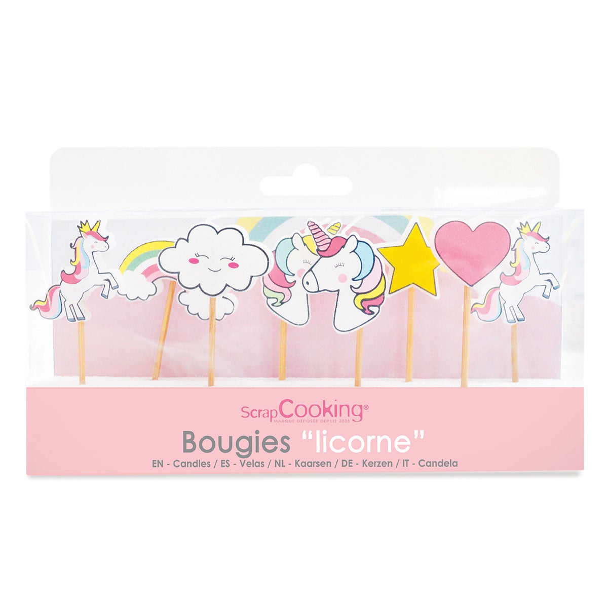 ScrapCooking Candles Unicorn Set/8