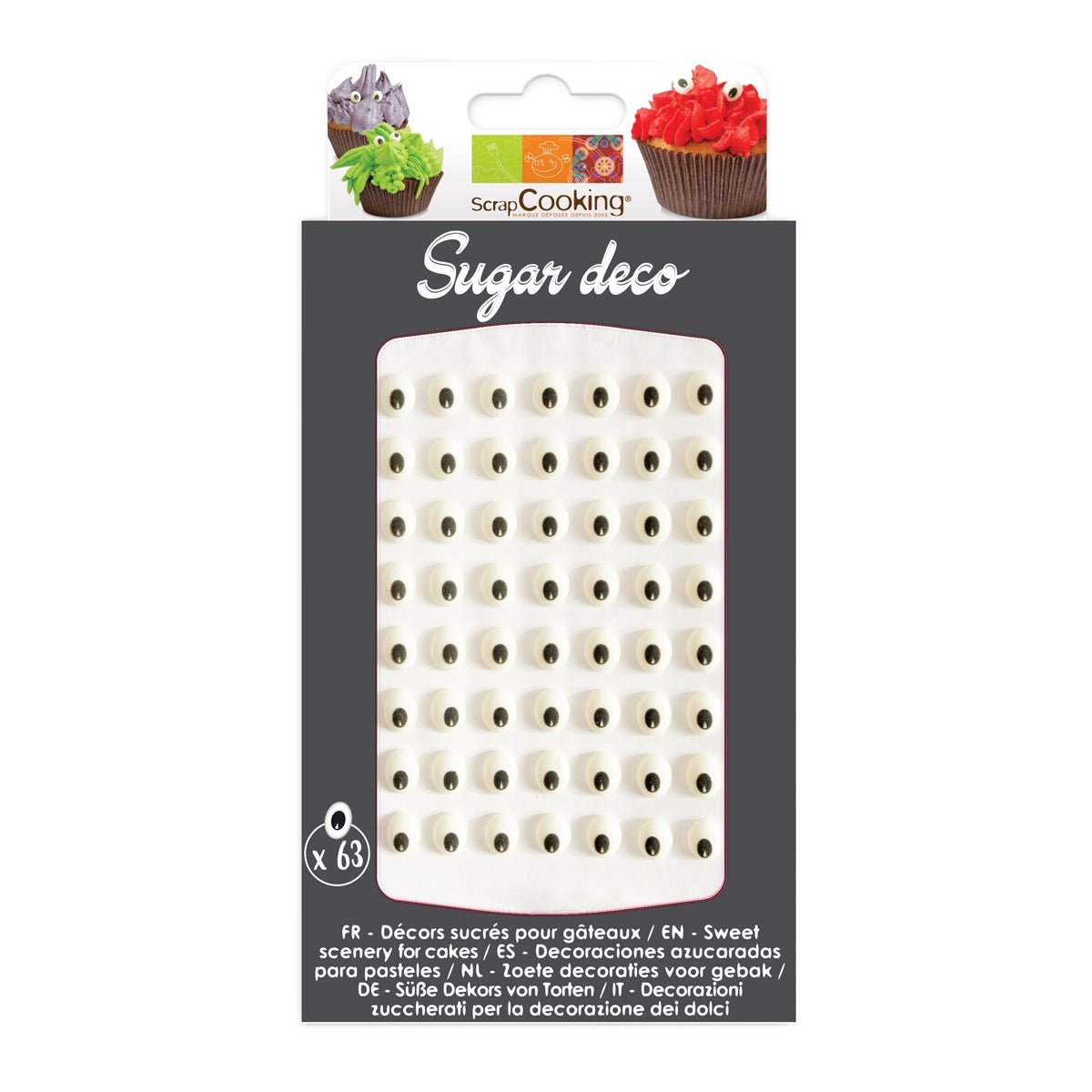 Scrapcooking Sugar Decorations Eyes Set/63