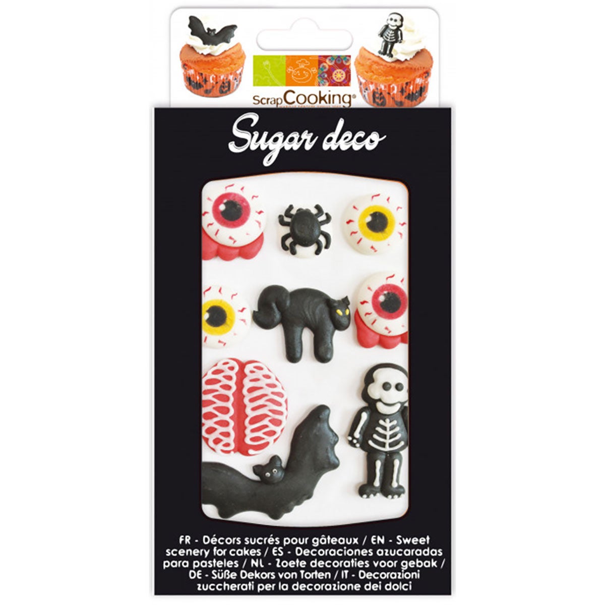 Scrapcooking Sugar Decorations Horror Set/8
