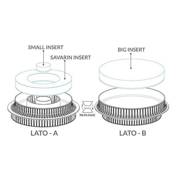 Silikomart 3D Design Mould - Multi-Inserto