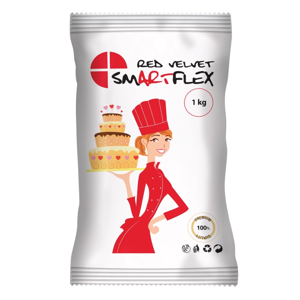 SmartFlex Fondant Red Velvet 1kg