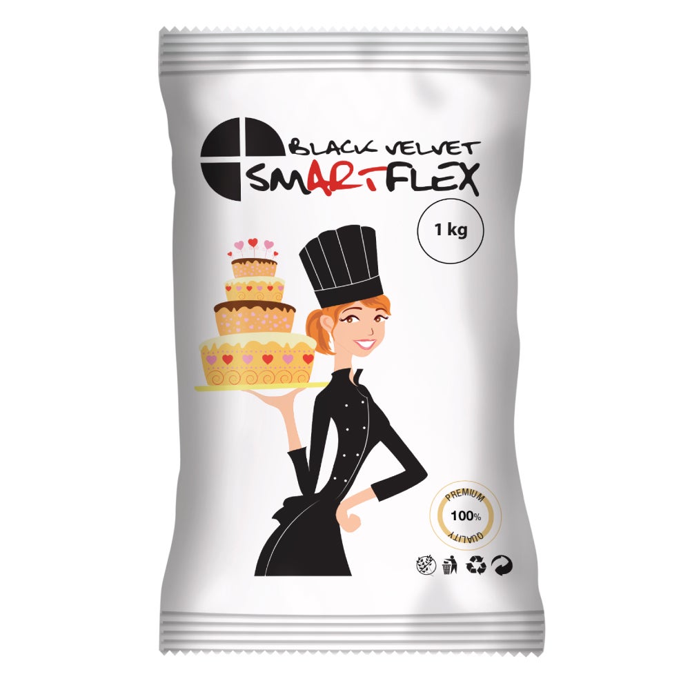 SmartFlex Fondant Black Velvet 1kg
