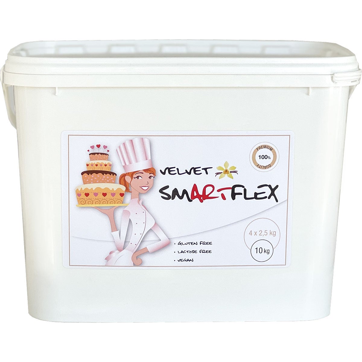 Smartflex Fondant White Velvet Vanilla 10kg