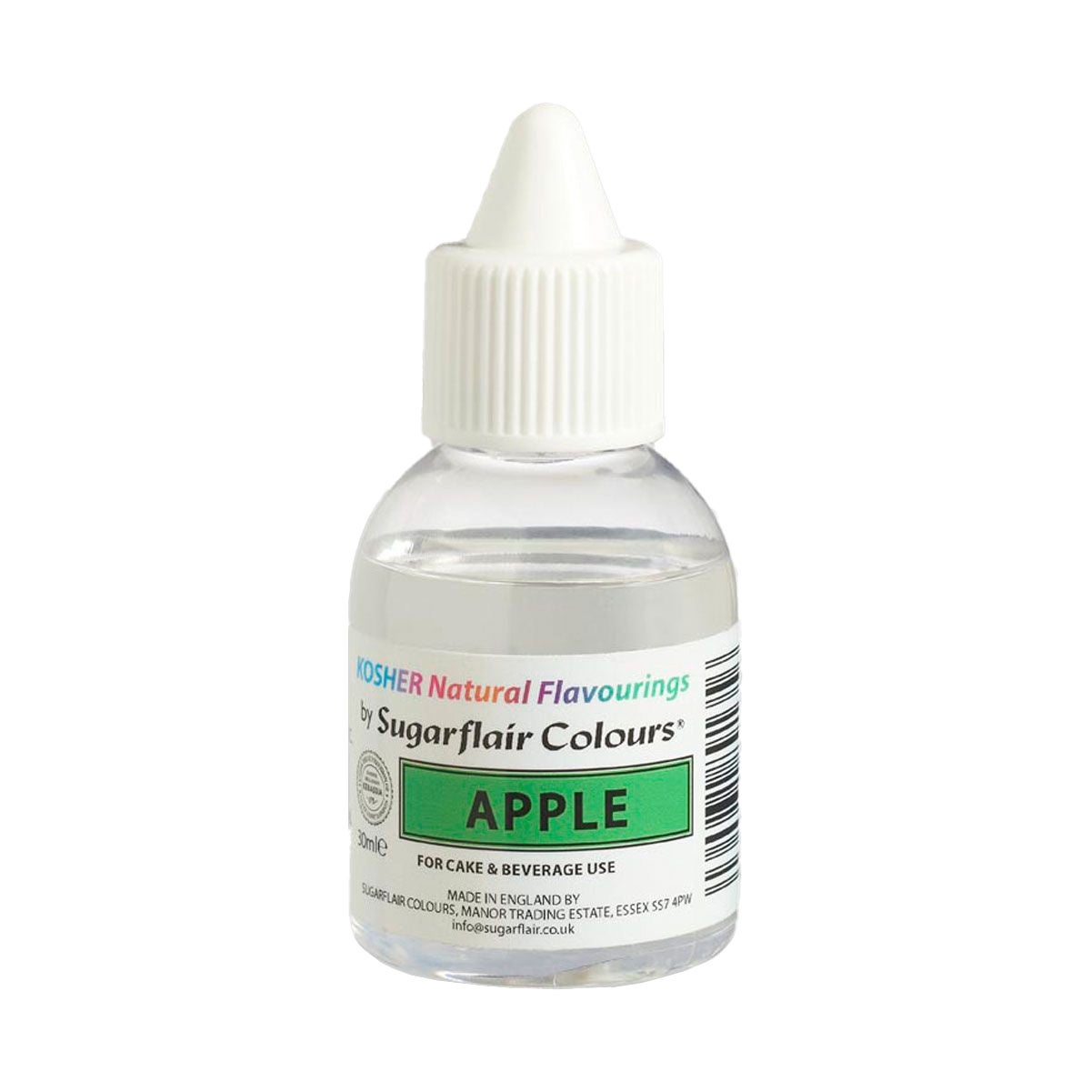Sugarflair Kosher Natural Flavour Apple 30ml