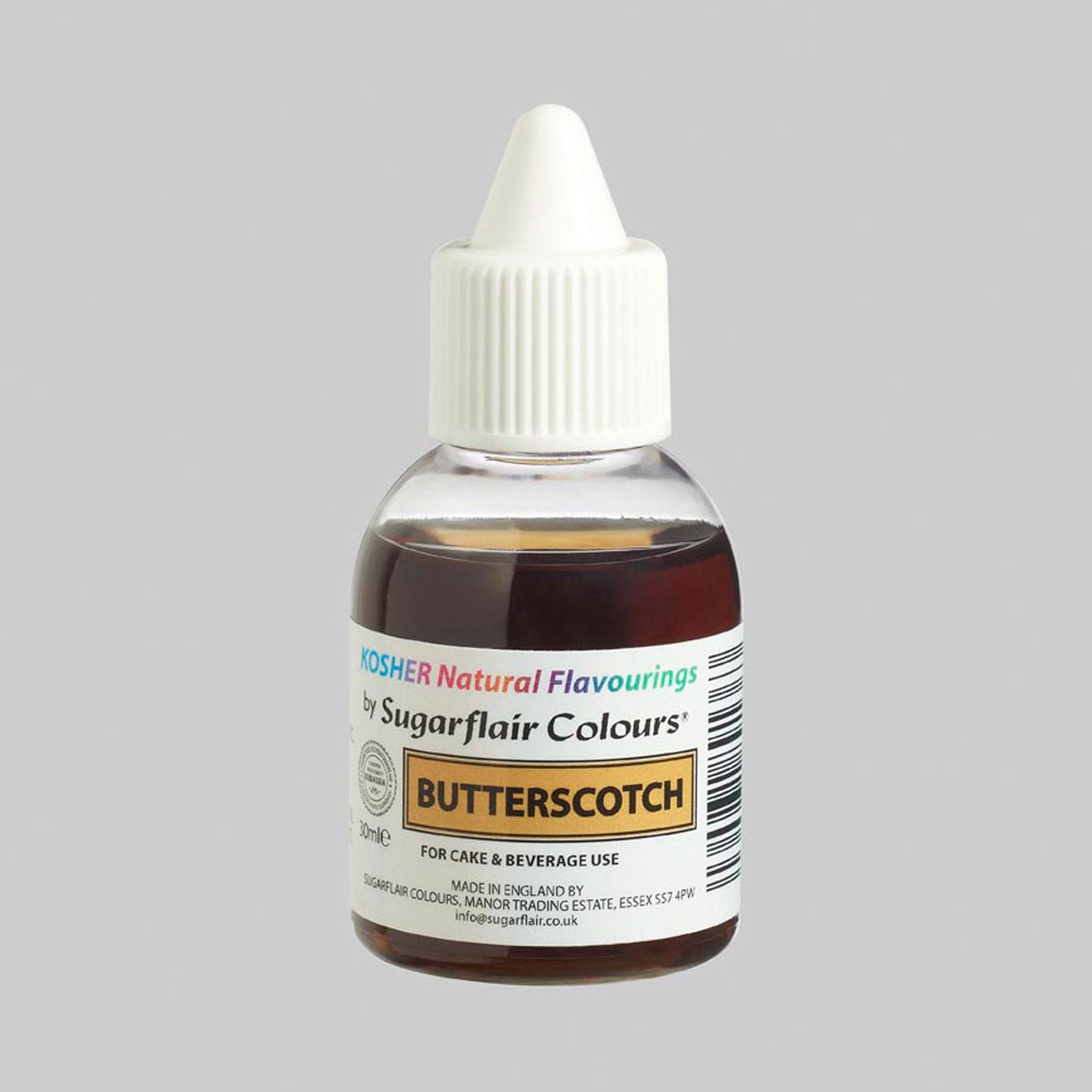 Sugarflair Natural Flavour Butterscotch 30ml