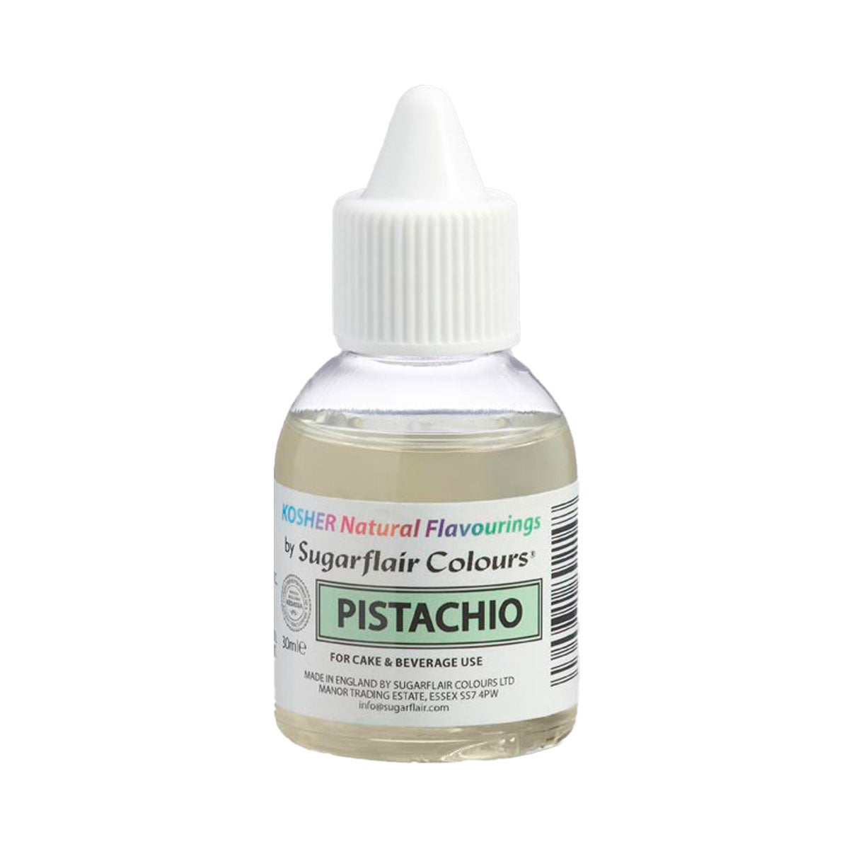 Sugarflair Kosher Natural Flavour Pistachio 30ml