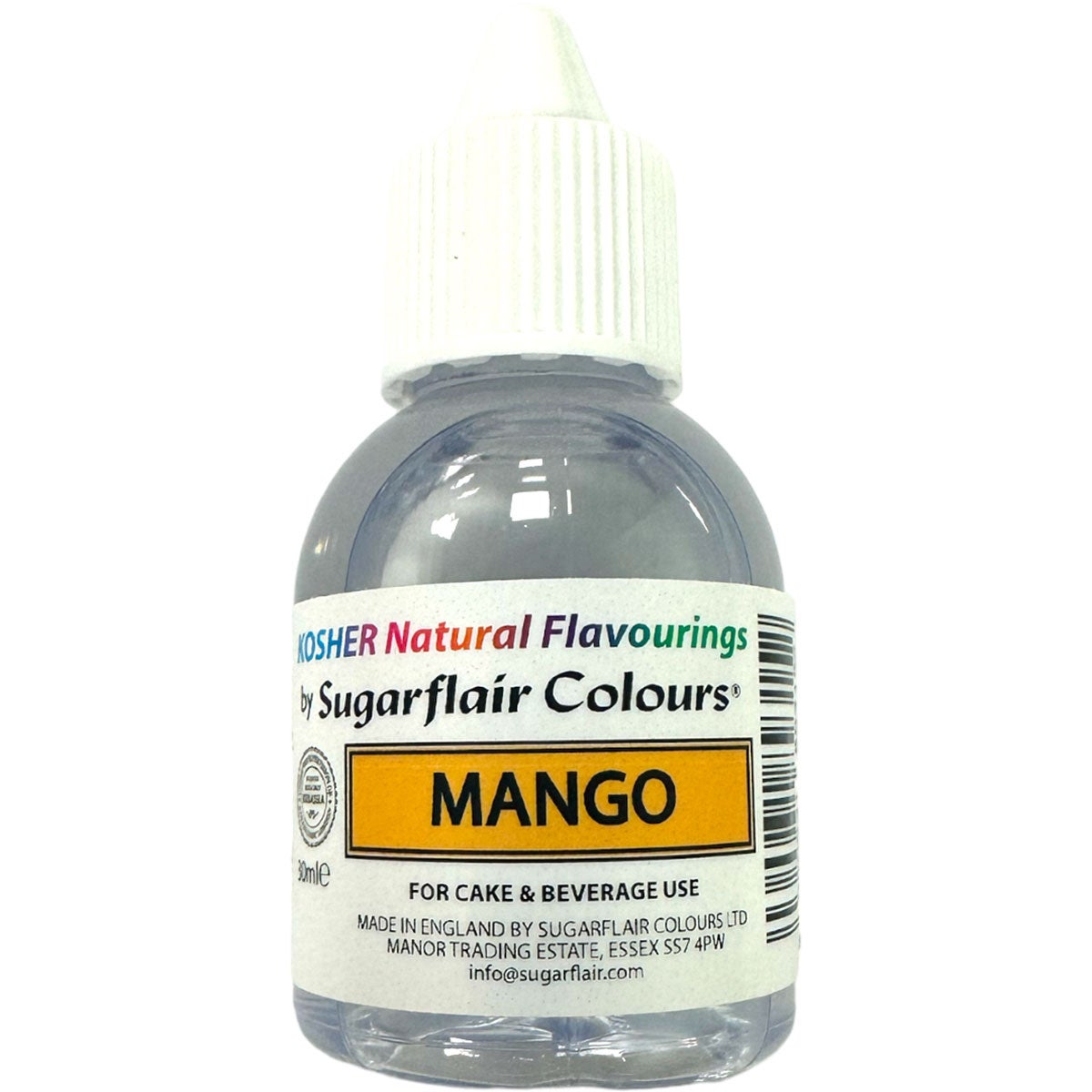 Sugarflair Kosher Natural Flavour Mango 30ml