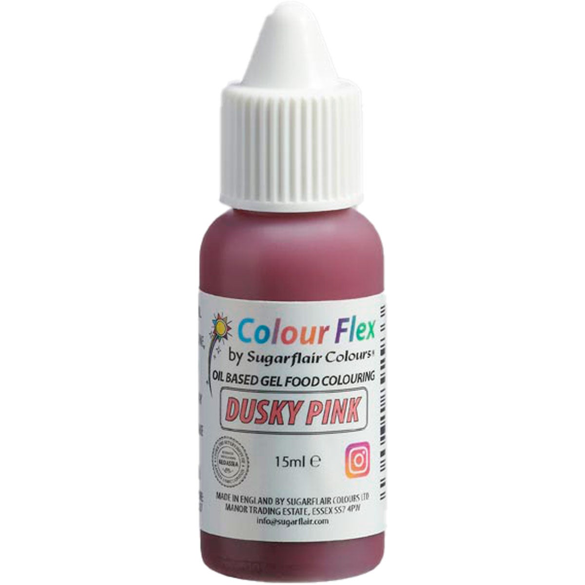 Sugarflair Colourflex Dusky Pink 15ml