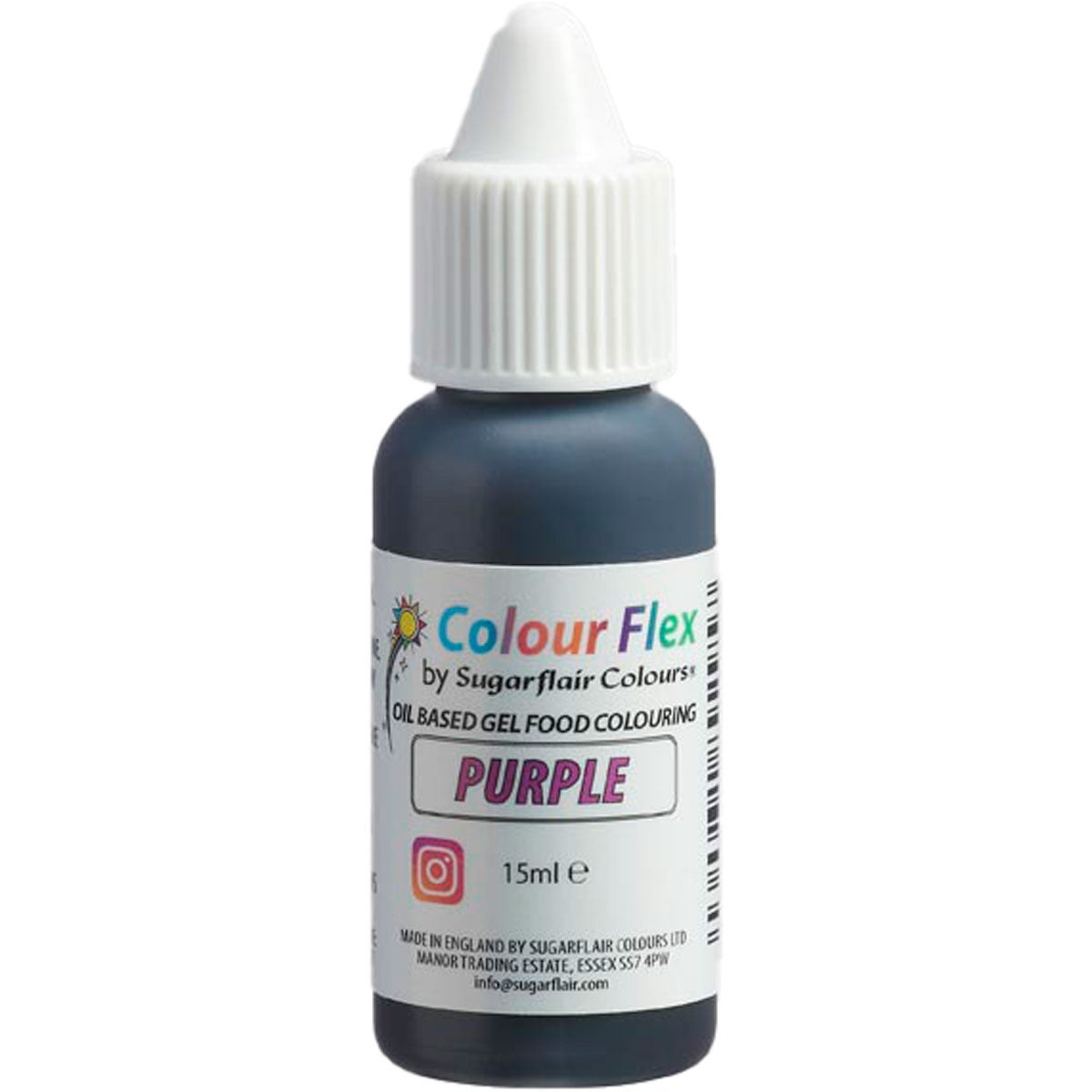 Sugarflair Colourflex Purple 15ml