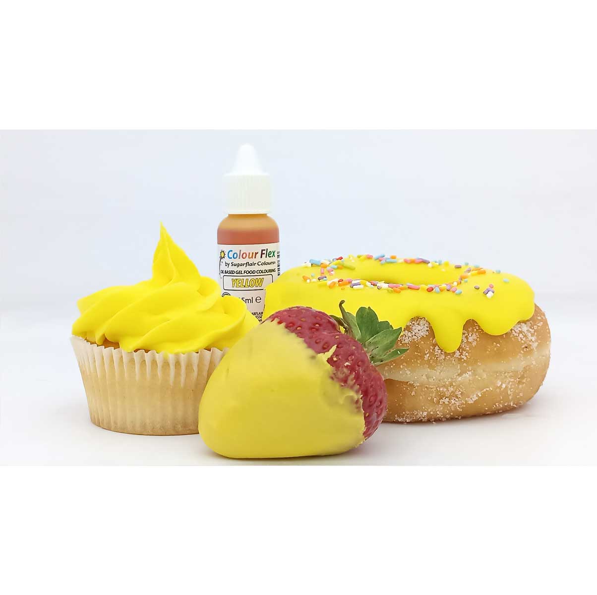 Sugarflair Colourflex Yellow 15ml