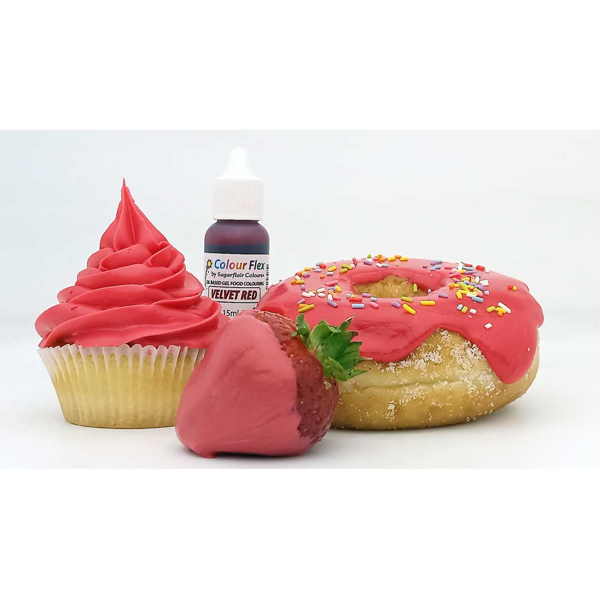 Sugarflair Colourflex Velvet Red 15ml