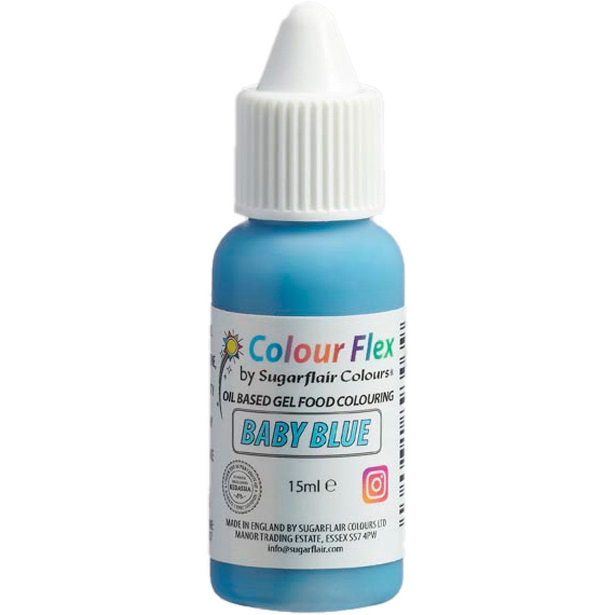 Sugarflair Colourflex Baby Blue 15ml