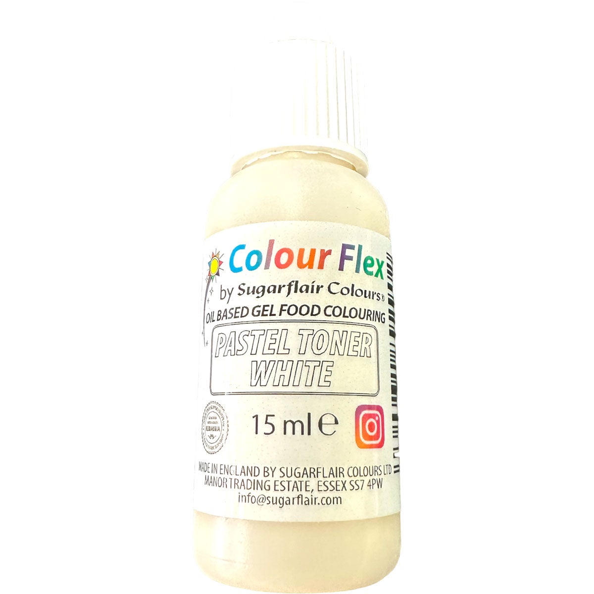 Sugarflair Colourflex Pastel Toner White E171 Free