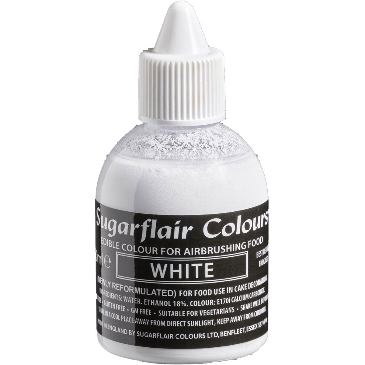 Sugarflair Airbrush Colouring -White- 60ml