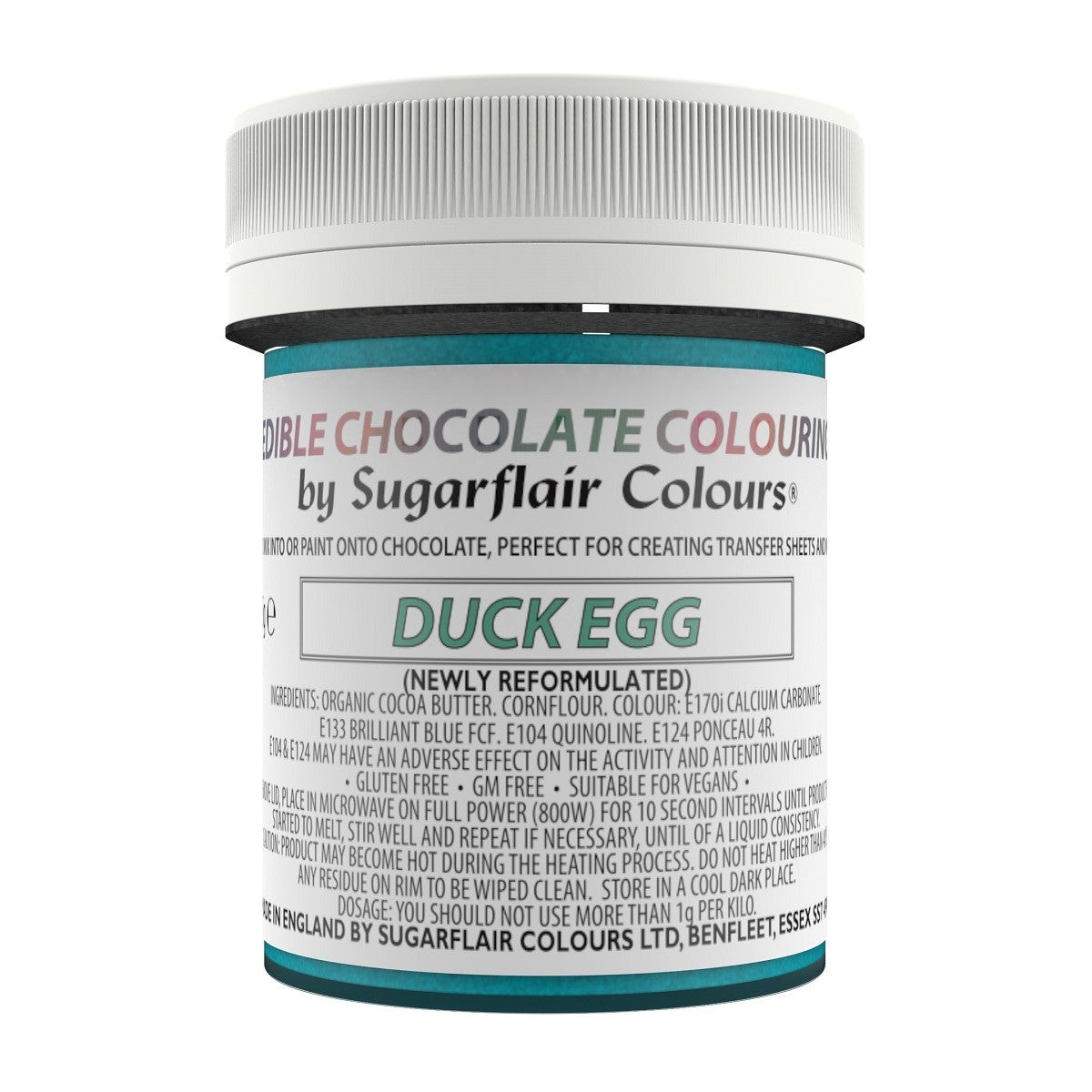 Sugarflair Chocolate Colour Duck Egg 35g