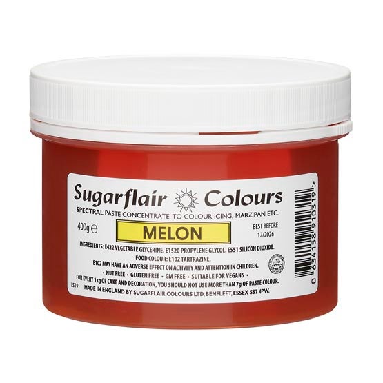 Sugarflair Paste Colour MELON 400g