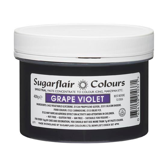 Sugarflair Paste Colour GRAPE VIOLET 400g