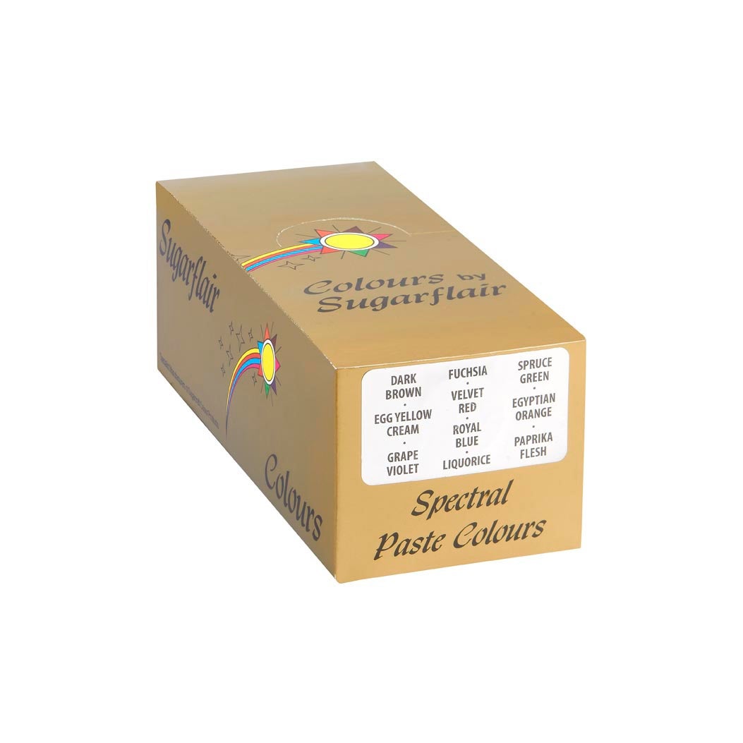 Sugarflair Paste Colours Collection Set/10