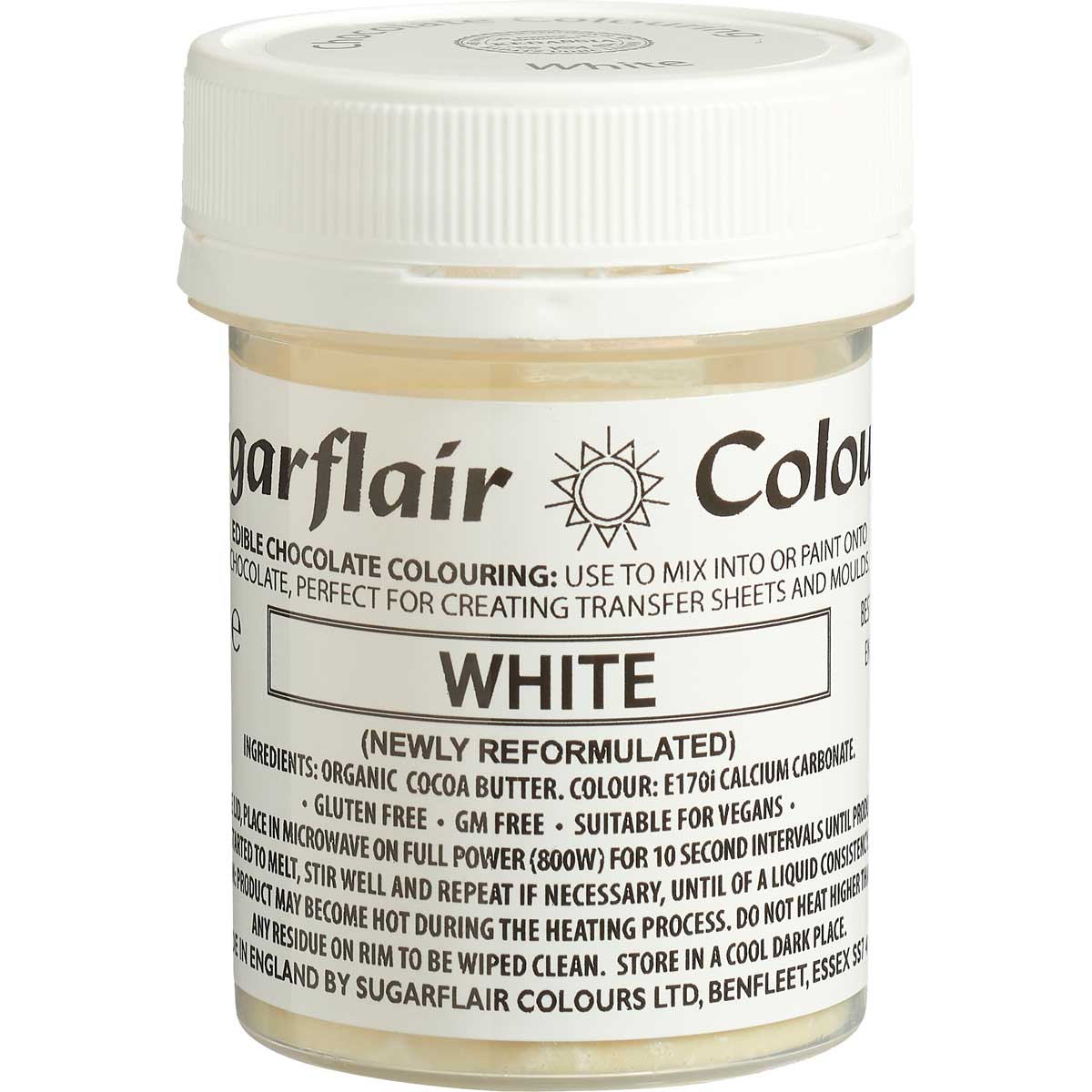 Sugarflair Chocolate Colour White 35g