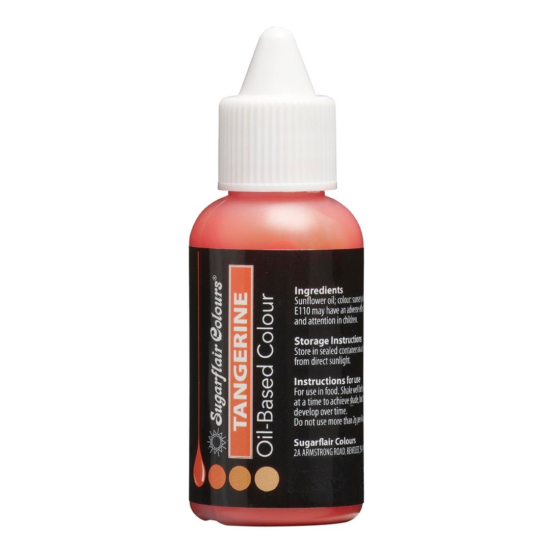 Sugarflair Oil Based Colour - Tangerine 30 ml
