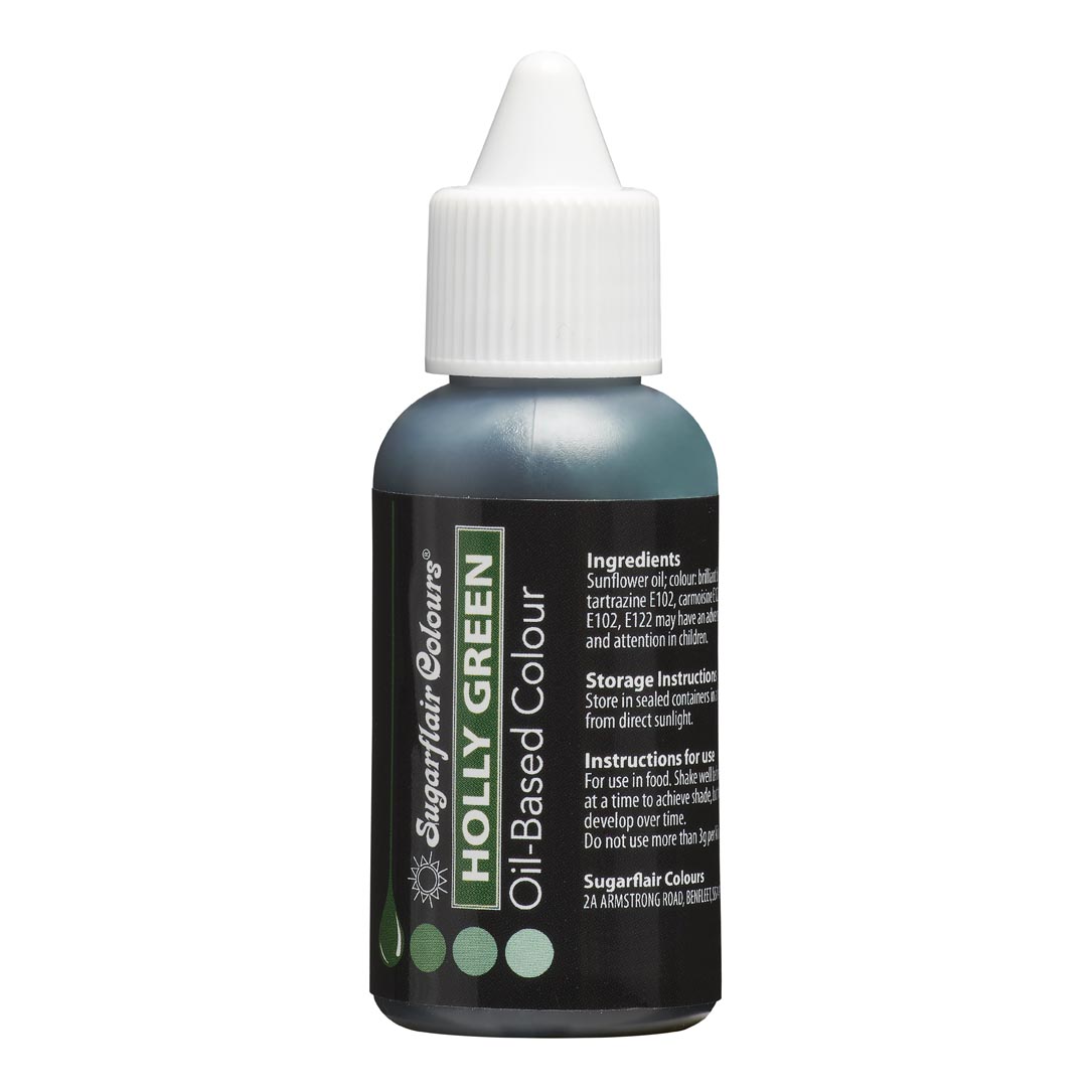 Sugarflair Oil Based Colour - Holly Green 30 ml