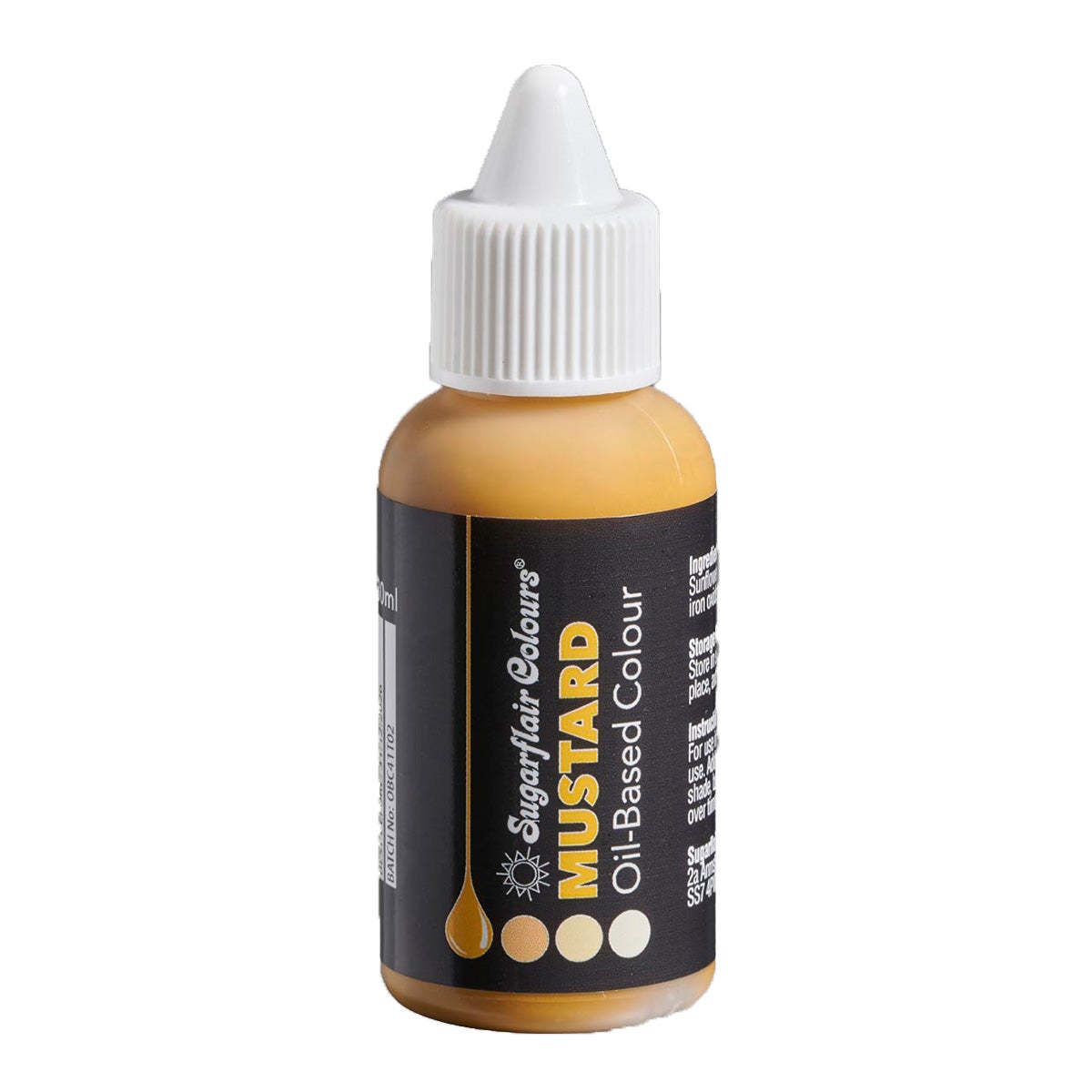 Sugarflair Oil Based Colour - Mustard - 30 ml