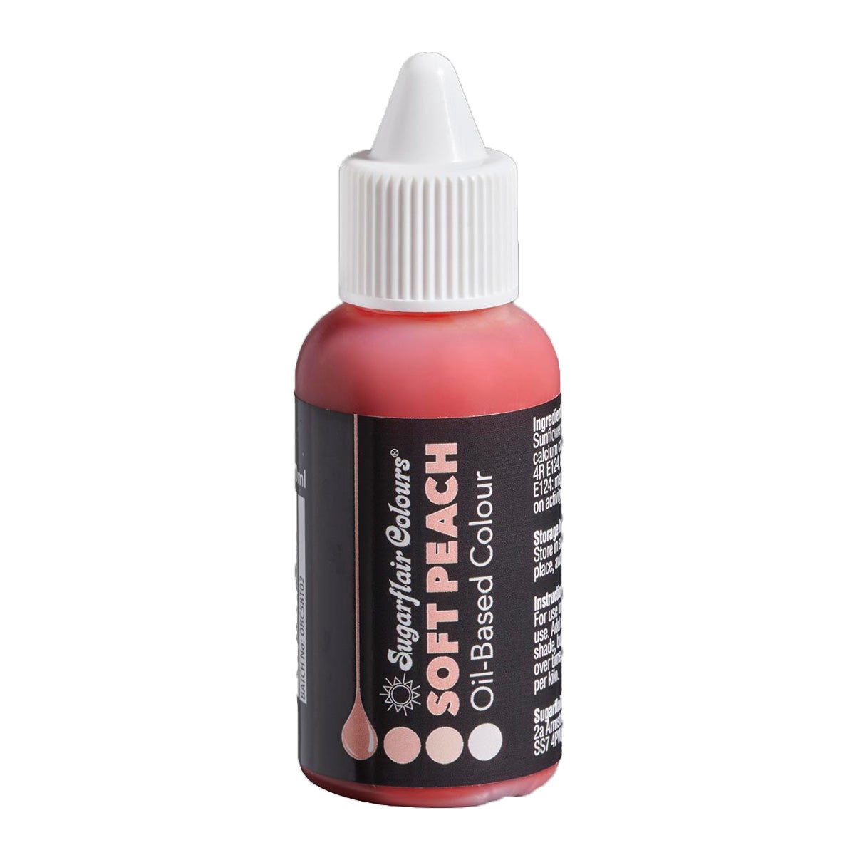 Sugarflair Oil Based Colour - Soft Peach - 30 ml