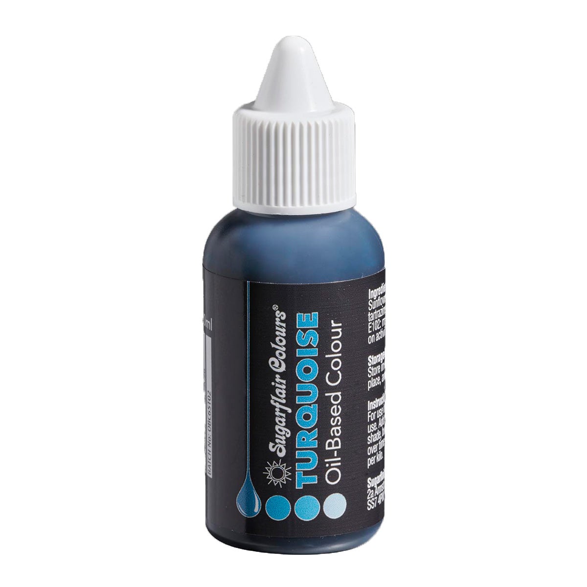 Sugarflair Oil Based Colour - Turquoise - 30 ml
