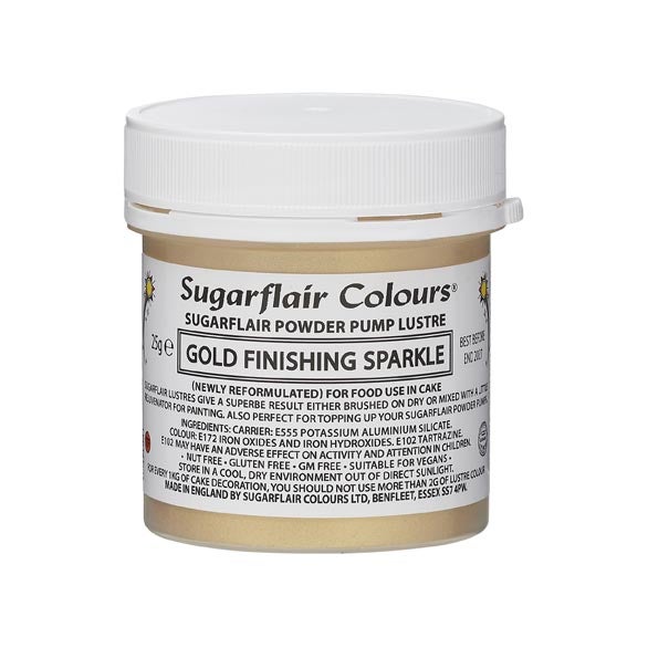 Sugarflair Pump Refill -Gold Finishing- 25g