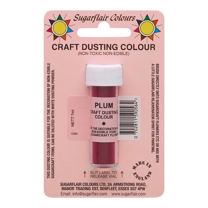 Sugarflair Craft Dusting Colour Plum 7g